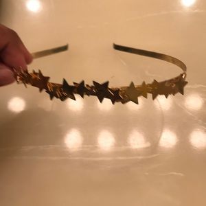 Golden star headband